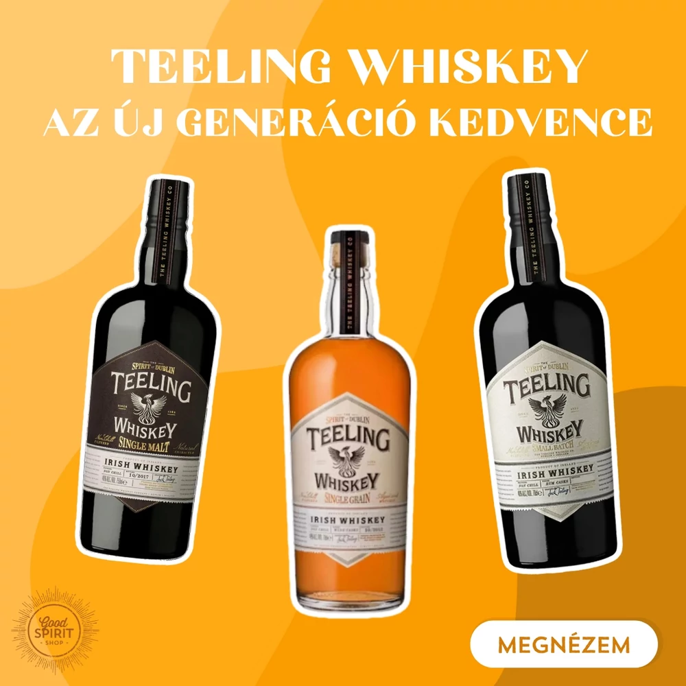 Teeling whiskey: Az új generáció kedvence
