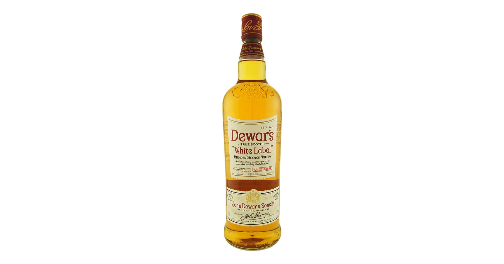 Dewars White Label whisky DRS (1L / 40%) - Blended - GoodSpirit.hu