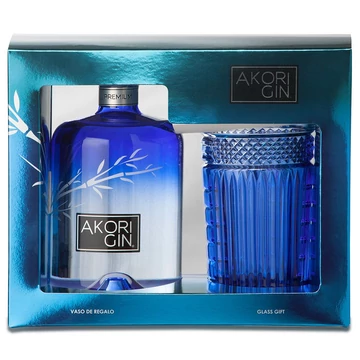 Akori gin díszdobozban 1 pohárral DRS (0,7L / 42%)