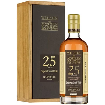 Bowmore 25 éves Sherry Wood Wilson&amp;Morgan whisky (0,7L / 48,2%)