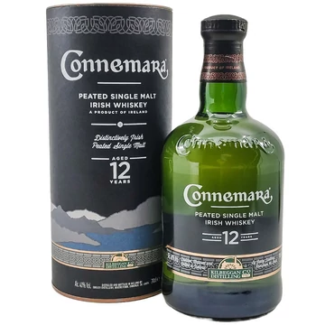 Connemara Irish Peated Malt 12 éves whiskey DD (0,7L / 40%)