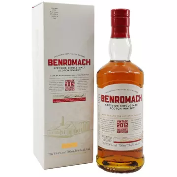 Benromach Cask Strength 2012 Batch 3. (0,7L / 59,6%)
