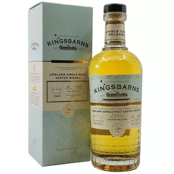 Kingsbarns 5 éves single cask bourbon barrel (cask 1620951) (0,7L / 61%)