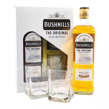Bushmills Original whiskey díszdobozban 2 pohárral (0,7L / 40%)