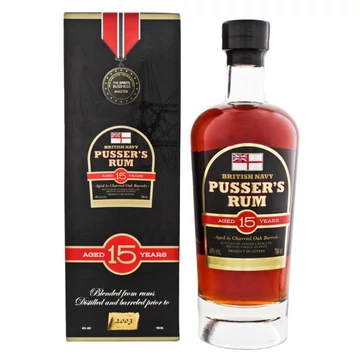 Pusser's 15 éves rum (0,7L/ 40%)