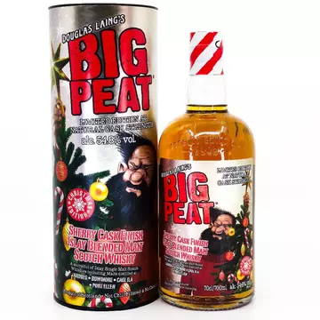 Big Peat Karácsonyi kiadás 2023 díszdobozban (0,7L / 54,8%)