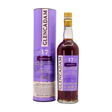Glencadam 17 éves PX Sherry Quarter Cask Finish whisky (0,7L / 46%)