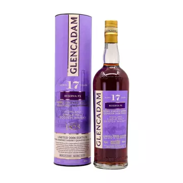 Glencadam 17 éves PX Sherry Quarter Cask Finish whisky (0,7L / 46%)