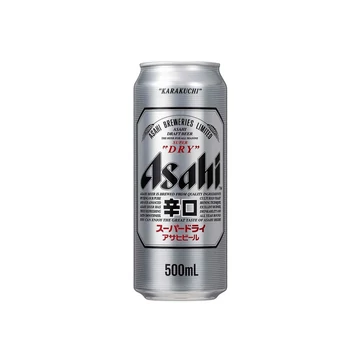 Asahi Super Dry sör DRS (0,5L)