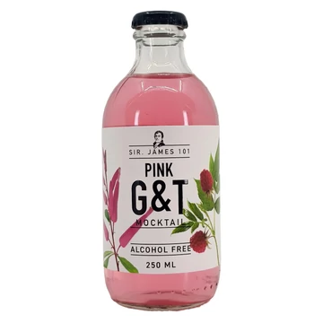 Sir James 101 Pink Gin&amp;Tonic jellegű alkoholmentes cocktail DRS (0,25L / 0,0%)