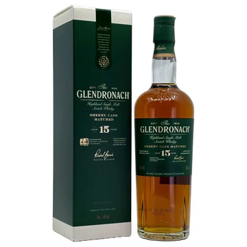 Glendronach 15 éves whisky ÚJ DRS (0,7L / 46%)