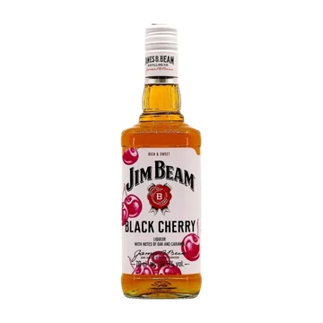 Jim Beam Black Cherry whiskeylikőr DRS (0,7L / 32,5%)