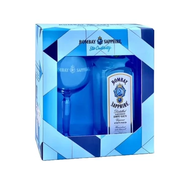 Bombay Sapphire gin pohárral (0,7L / 40%)