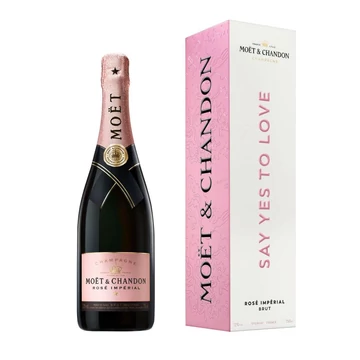 Moët &amp; Chandon Rosé Impérial &#039;Yes to love&#039; díszdobozban (0,75L)