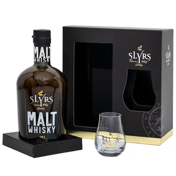 Slyrs Bavarian Single Malt whisky díszdobozban pohárral (0,7L / 40%)