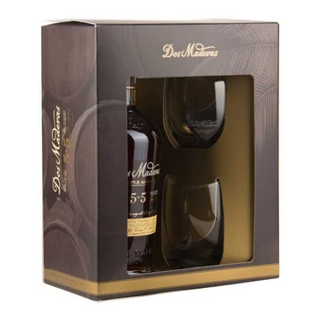 Dos Maderas 5+5 éves rum 2 pohárral (0,7L / 40%)