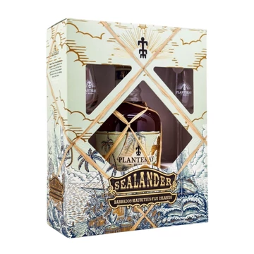 Planteray Sealander rum 2 pohárral (0,7L / 40%)