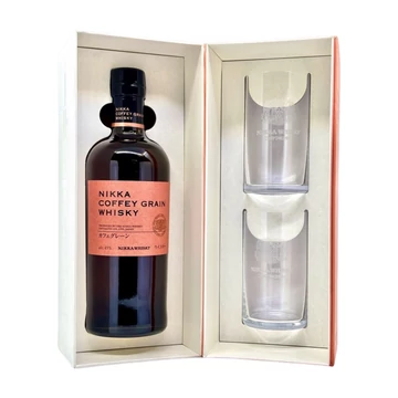 Nikka Coffey Grain whisky ajándékcsomag 2 highball pohárral DRS (0,7L / 45%)