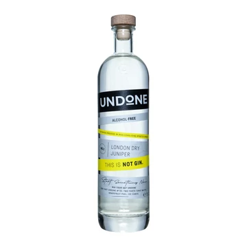 Undone No. 2 London Dry Juniper Alkoholmentes Gin jellegű ital DRS (0,7L / 0,0%)