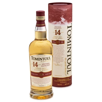 Tomintoul 14 éves whisky DRS (0,7L / 46%)