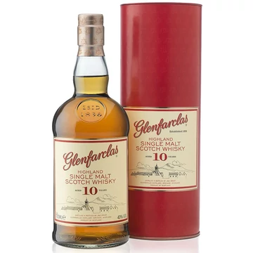 Glenfarclas 10 éves whisky DRS (0,7L / 40%)