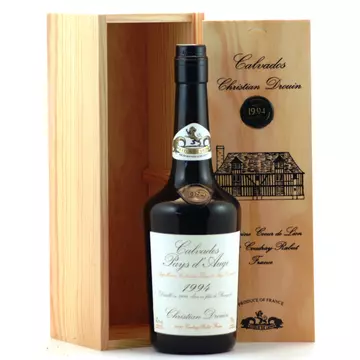 Calvados Christian Drouin 1994 fadobozban (0,7 l, 42%)