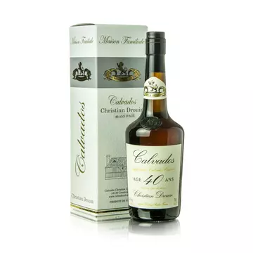 Christian Drouin calvados 40 éves (0,7L / 40%)