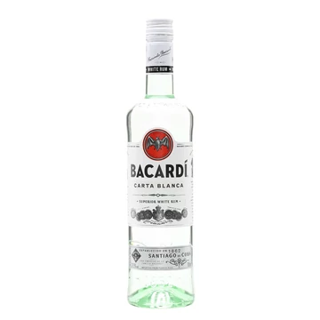 Bacardí Carta Blanca rum DRS (1L / 37,5%)