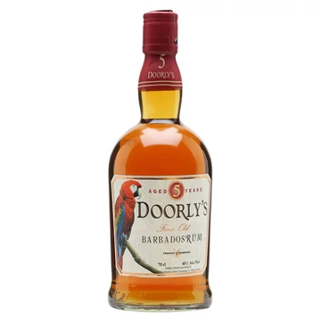 Doorlys 5 éves Fine Barbados rum DRS (0,7L / 40%)