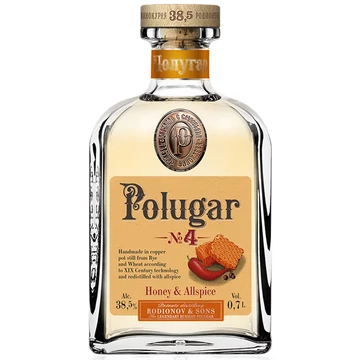 Polugar N.4 - Honey &amp; Allspice vodka (0,7L / 38,5%)