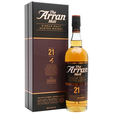 Arran 21 éves whisky RÉGI KIADÁS (0,7L / 46%)