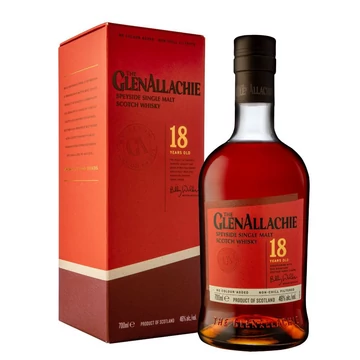 GlenAllachie 18 éves whisky (0,7L / 46%)