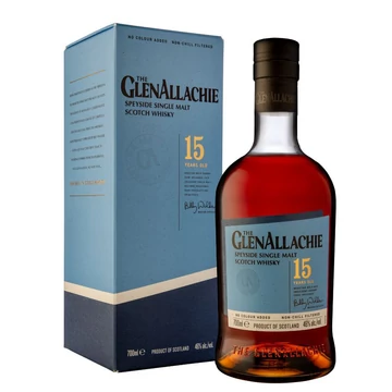 GlenAllachie 15 éves whisky DRS (0,7L / 46%)