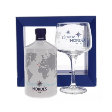 Nordes gin ajándékcsomag pohárral DRS (0,7L / 40%)