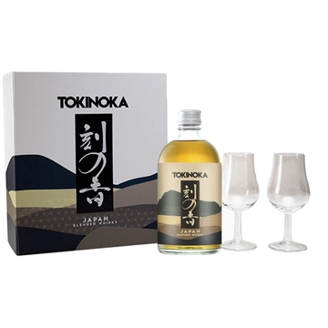 Tokinoka White Oak ajándékcsomag 2 pohárral (0,5L / 40%)