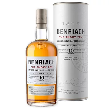 Benriach 10 éves Smoky Ten whisky DRS (0,7L / 46%)