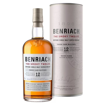 Benriach 12 éves Smoky Twelve whisky DRS (0,7L / 46%)