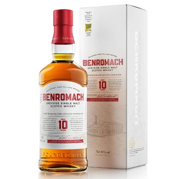 Benromach 10 éves whisky DRS (0,7L / 43%)