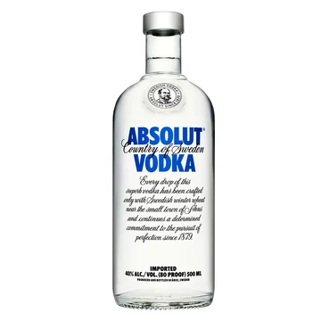 Absolut vodka (0,5L / 40%)