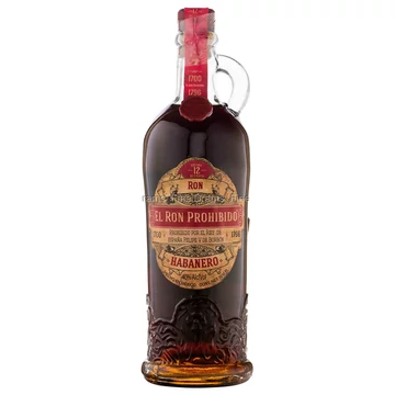 El Ron Prohibido Habanero 12 éves rum DRS (0,7L / 40%)