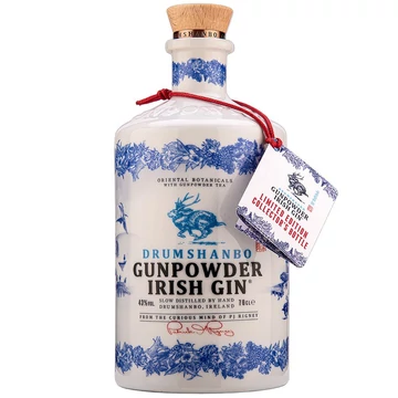 Drumshanbo Gunpowder gin kerámia dekanterben (0,7L / 43%)