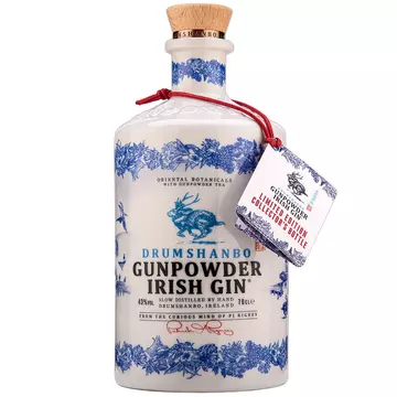 Drumshanbo Gunpowder gin kerámia dekanterben (0,7L / 43%)