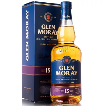 Glen Moray 15 éves whisky DD (0,7L / 40%)