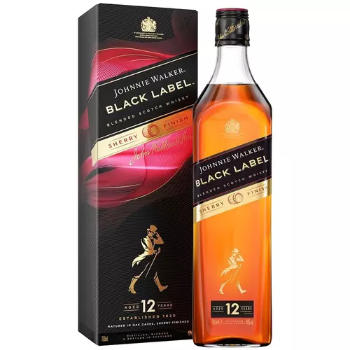 Johnnie Walker Black Label Sherry Finish díszdobozban (0,7L / 40%)