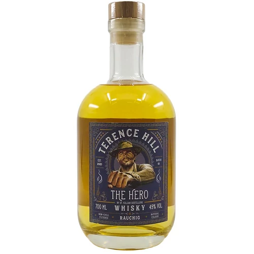 Terence Hill The Hero Rauchig Single Malt whisky DRS (0,7L / 49%)