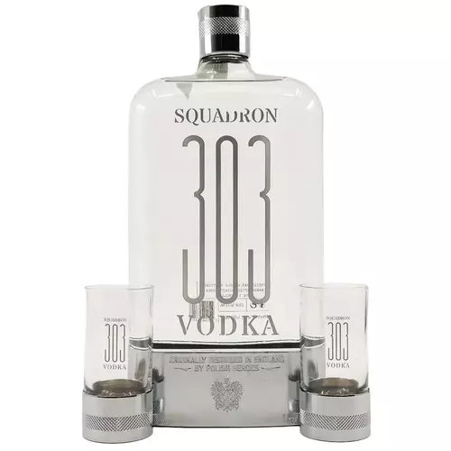 Squadron 303 vodka + 2 pohár (0,7L / 40%)