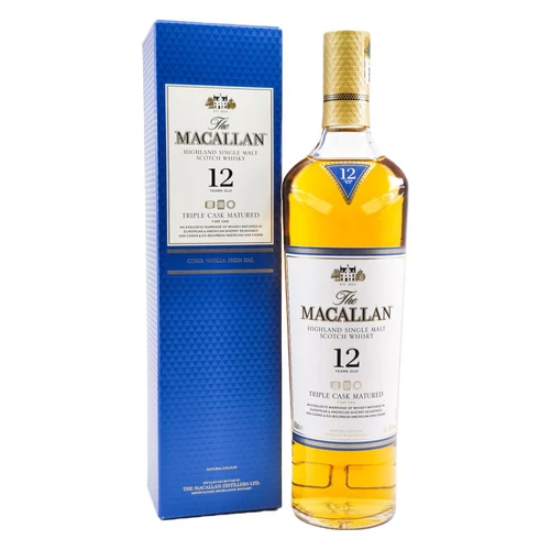 Macallan 12 éves Triple Cask whisky (0,7L / 40%)