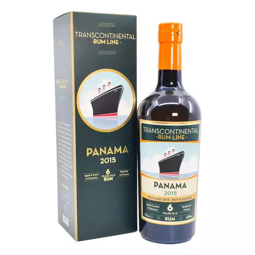Panama 2015 6 éves Transcontinental Line rum (0,7L / 43%)