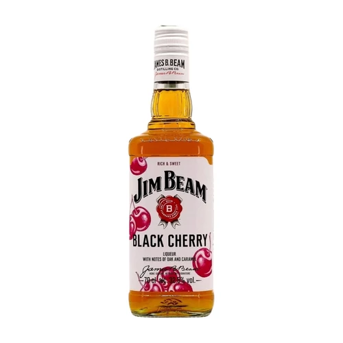 Jim Beam Black Cherry whiskeylikőr DRS (0,7L / 32,5%)