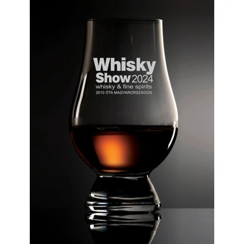 Glencairn Kristálypohár - Whisky Show 2024 Budapest logóval